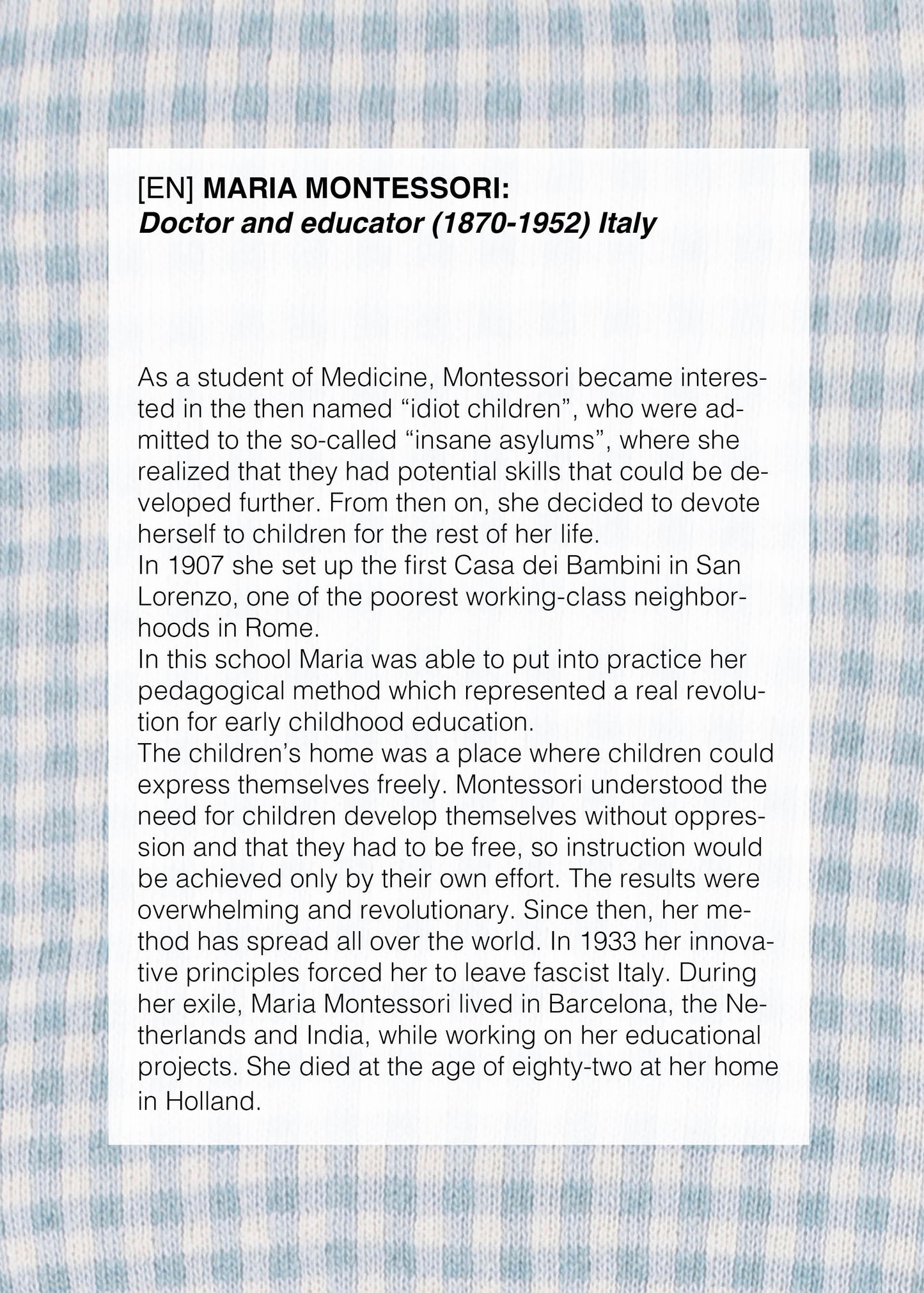Montessori