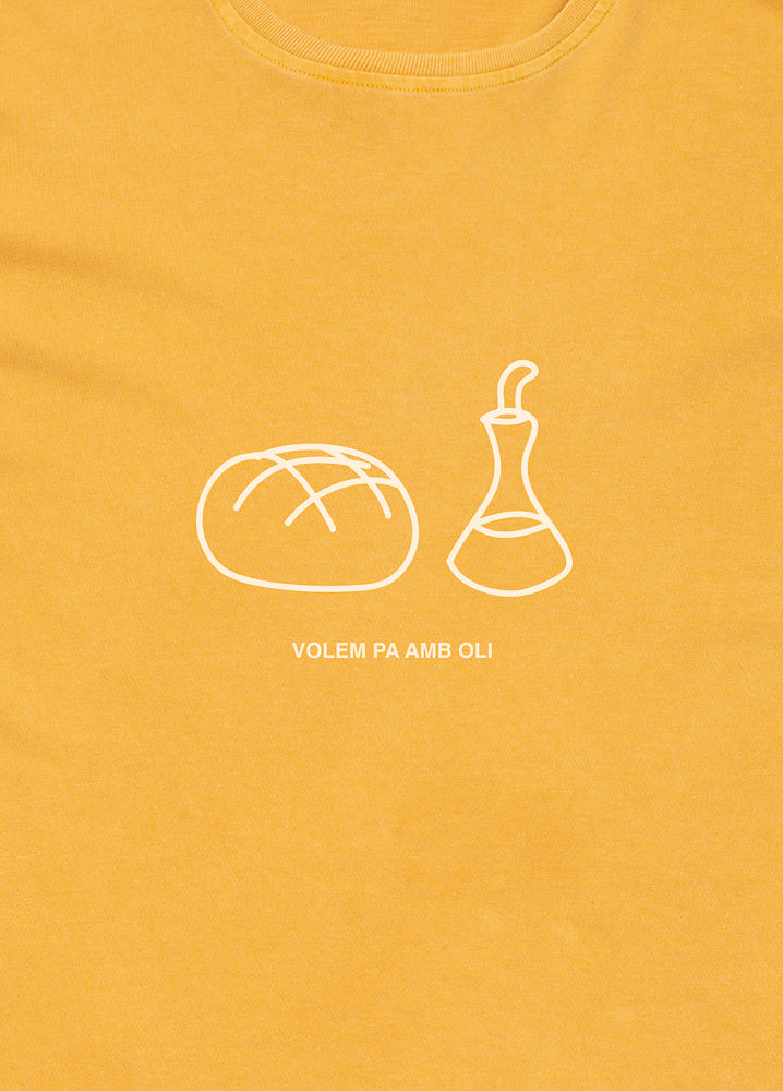 Camiseta amarilla - Volem pa amb oli