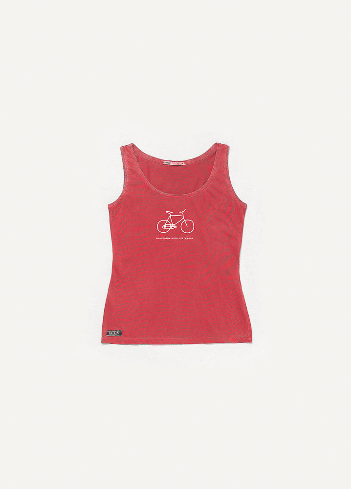 Tirantes roja - Ciclista de pega