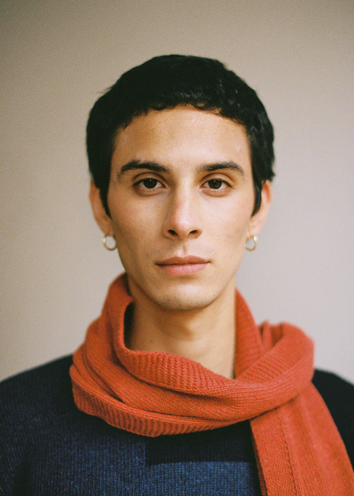 Orange scarf