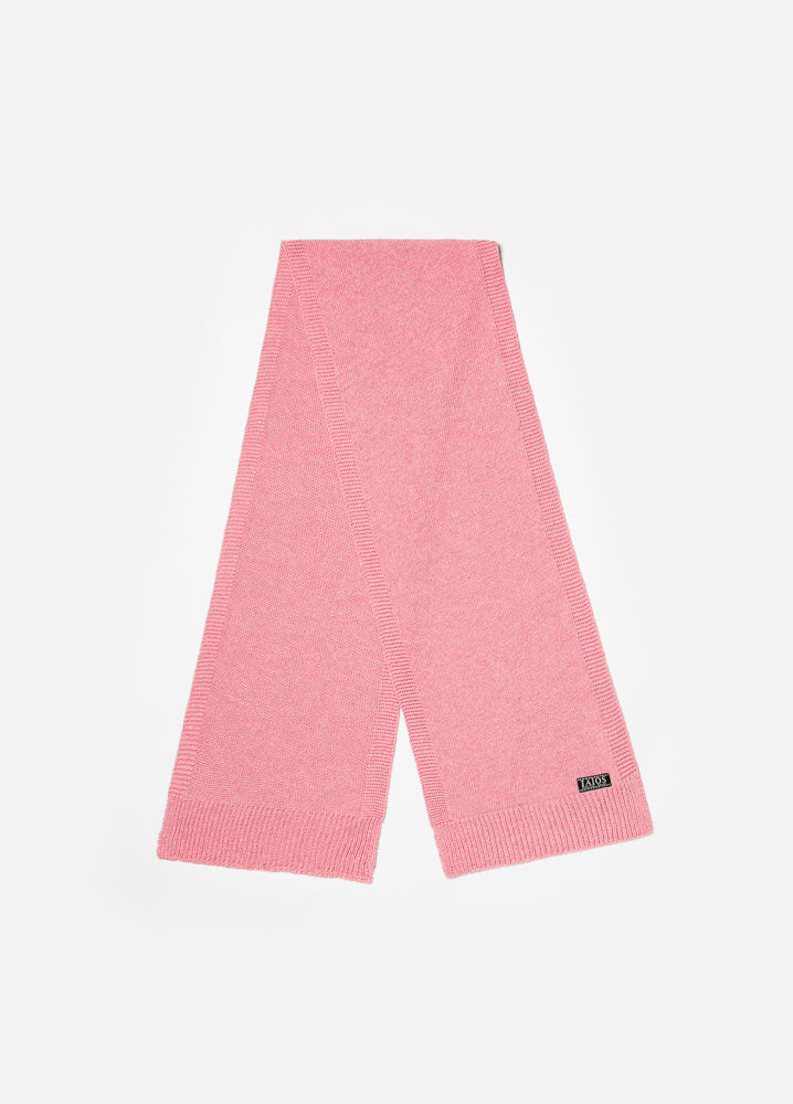 pink scarf
