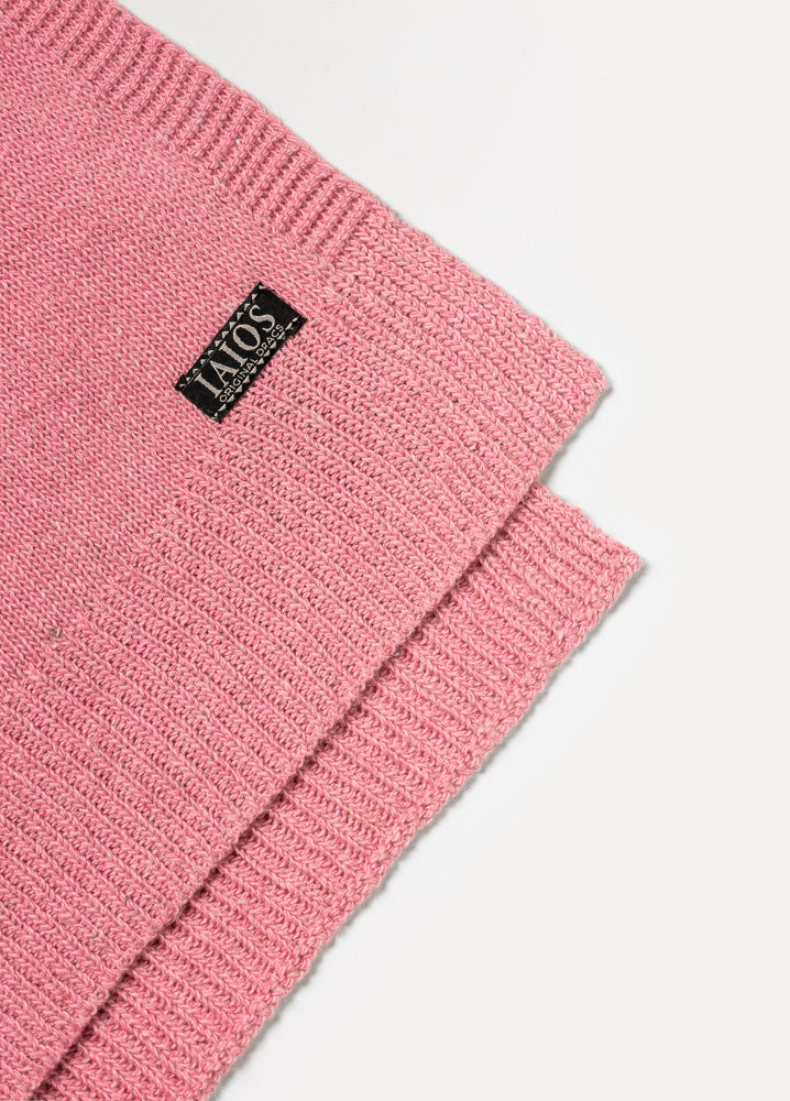 pink scarf