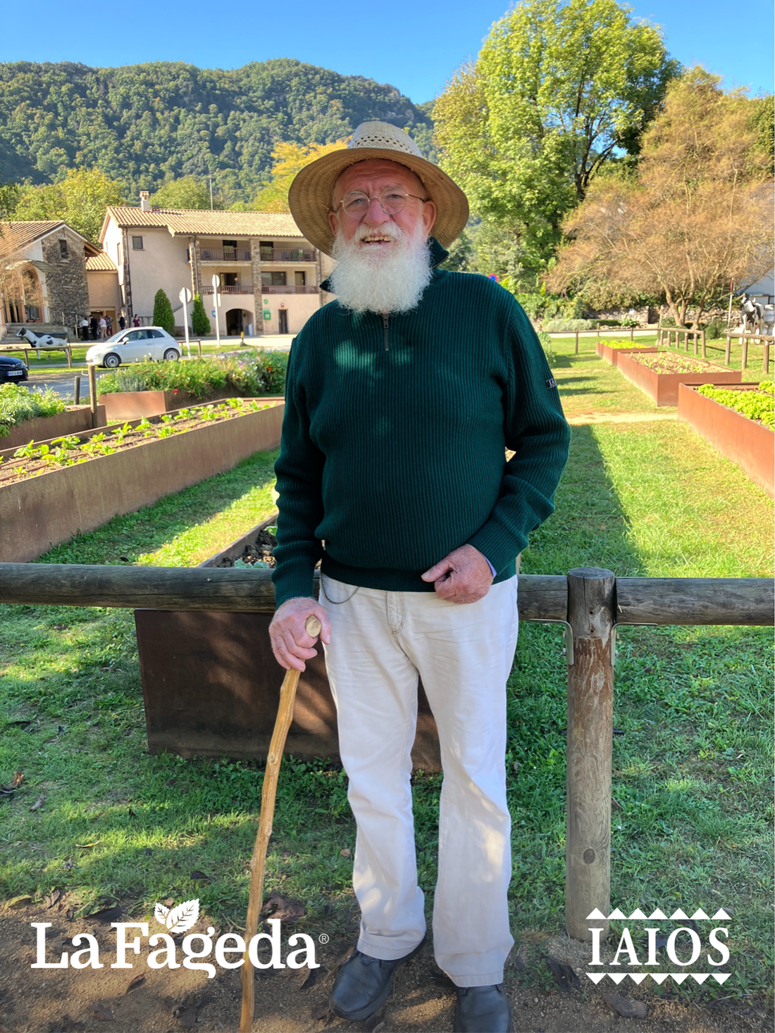 IAIOS y La Fageda presentan el jersey “Lluís”, un homenaje al abuelo de La Fageda