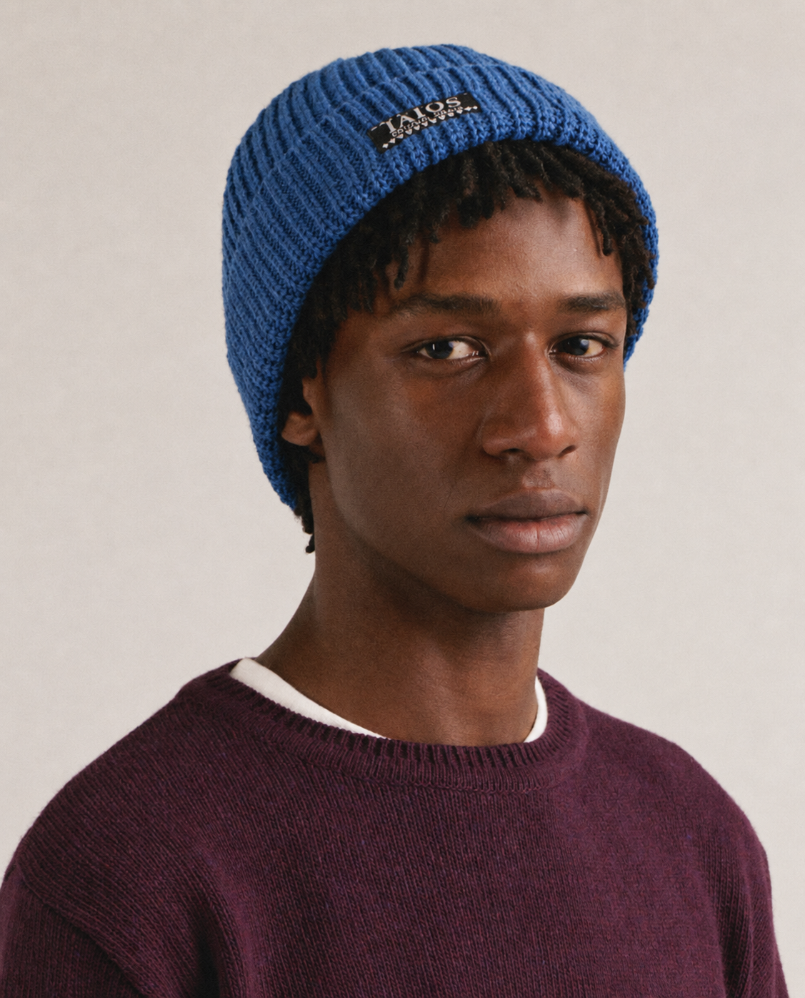 Blue hat