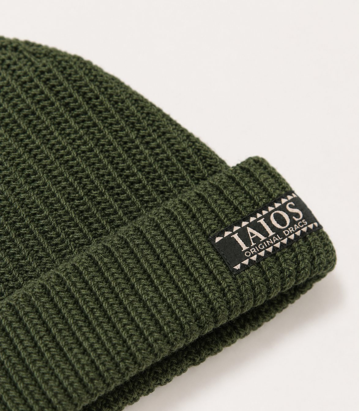 dark green beanie