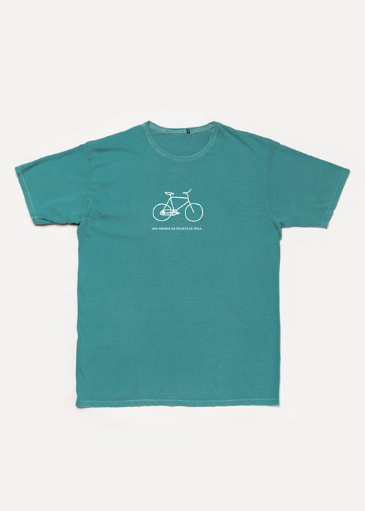 Turquoise T-shirt - Ciclista de pega