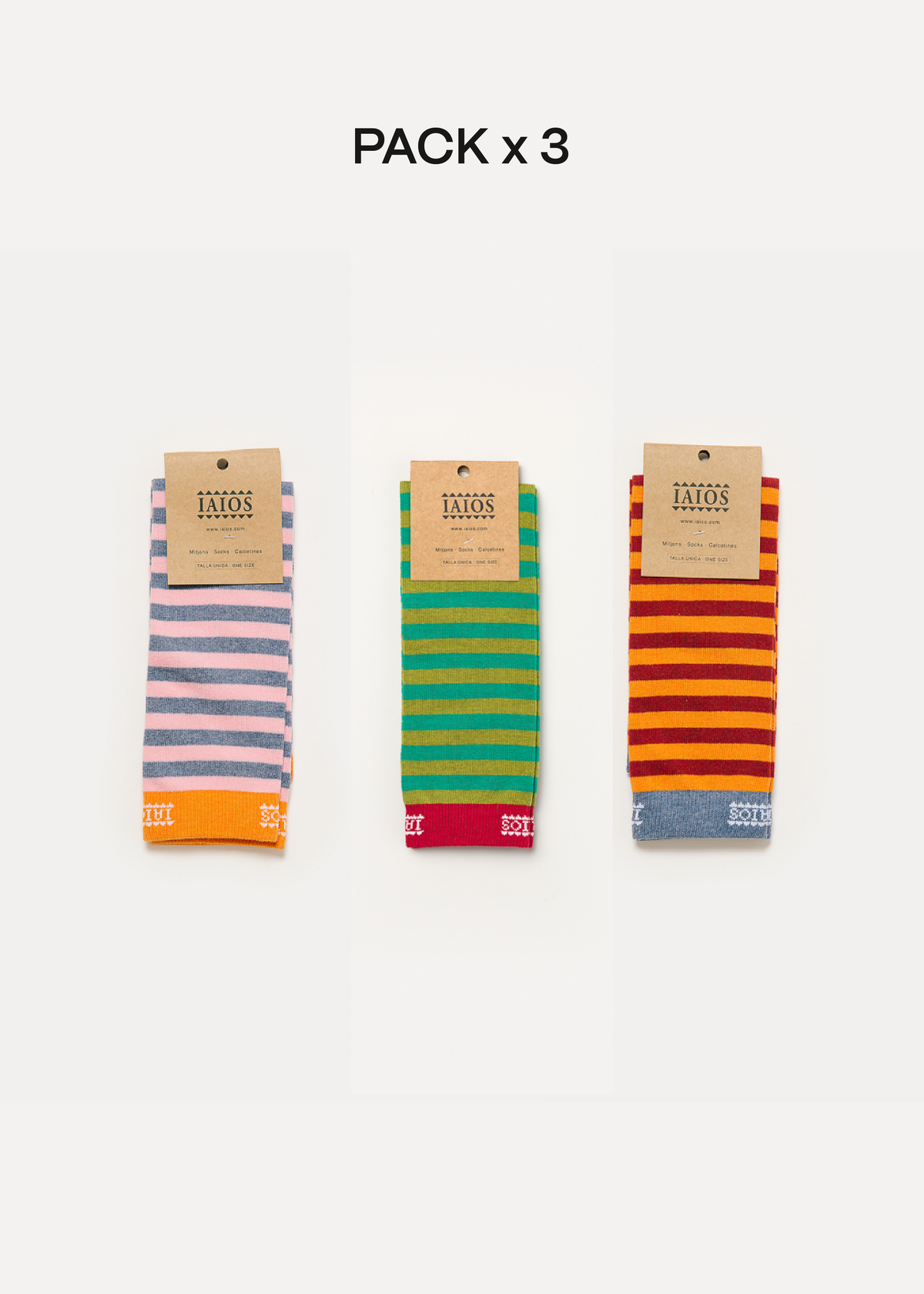 Pack 3 calcetines