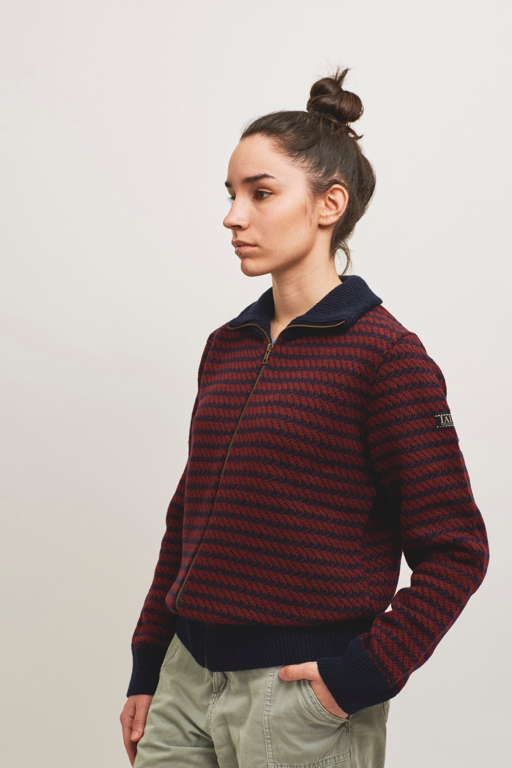 Jersey cardigan cremallera - Avi Amadeu