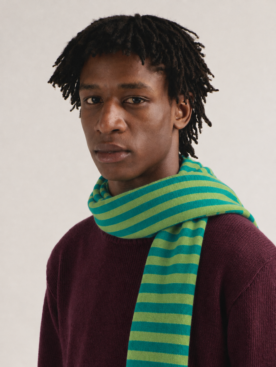 black scarf