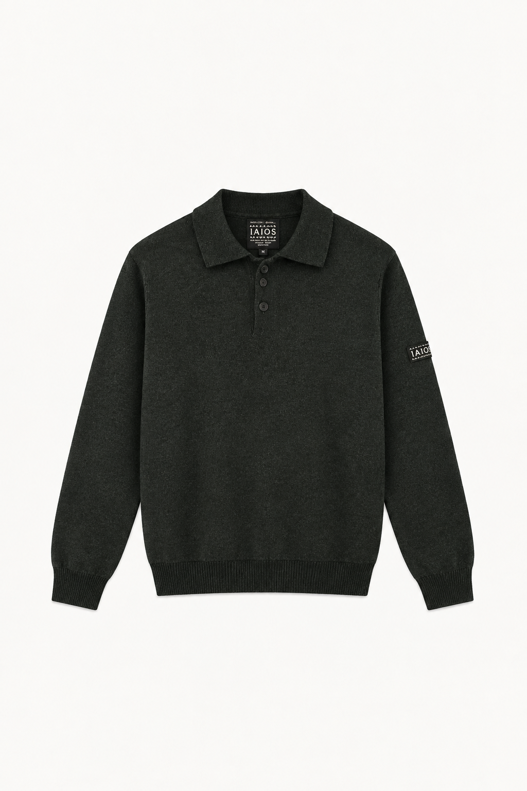 Polo negro algodón - Camberley
