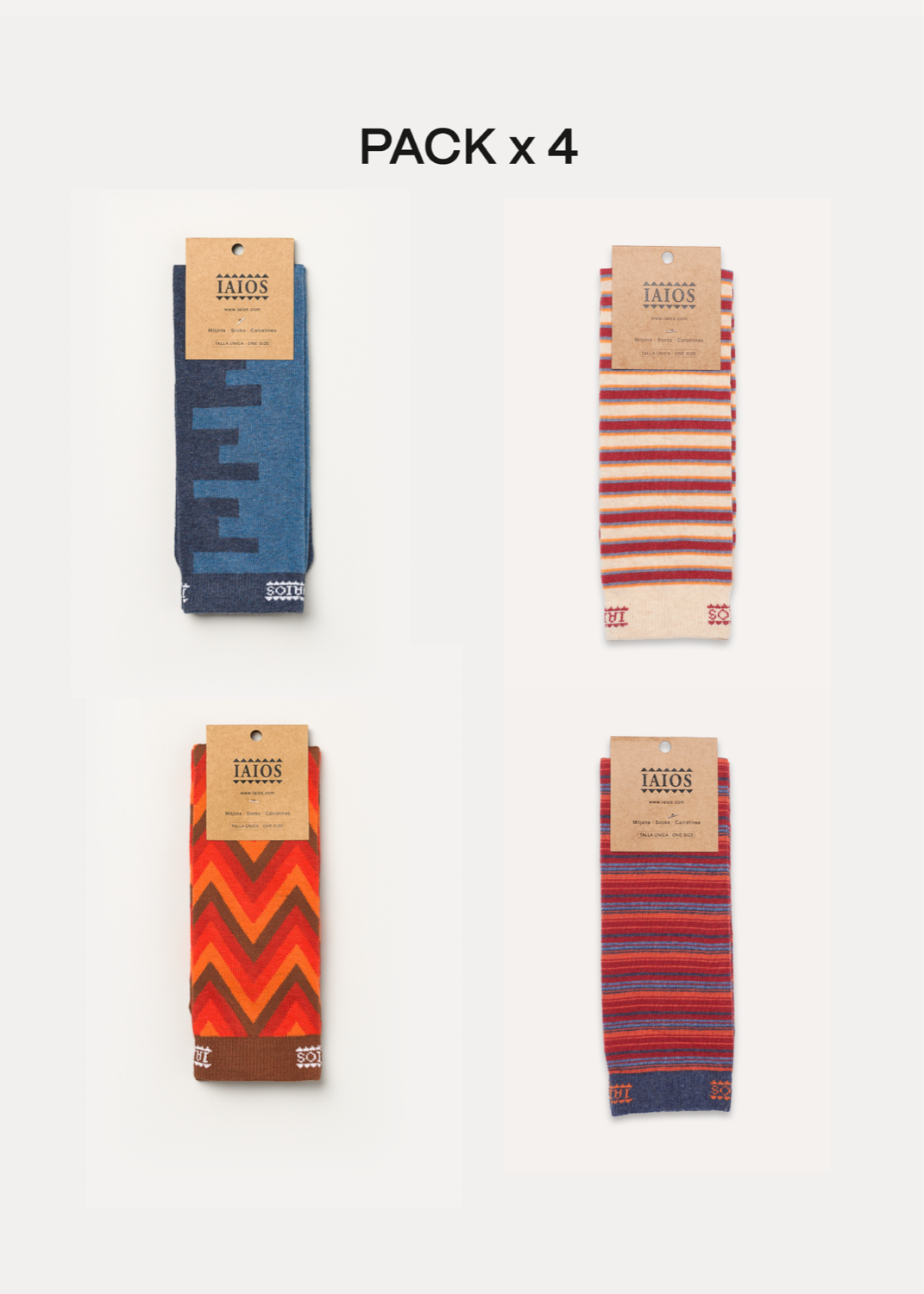 Pack x 4 calcetines