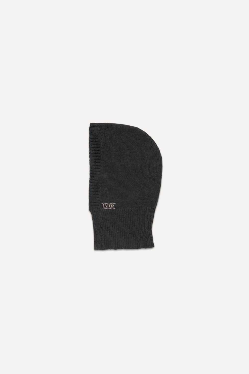 Pasamontañas o Balaclava color negro Made in Spain. IAIOS moda sostenible.