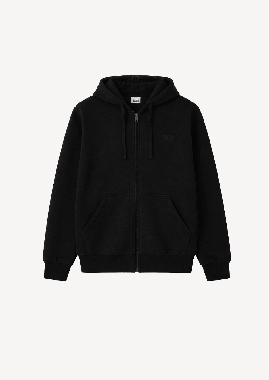 Sudadera con cremallera negro