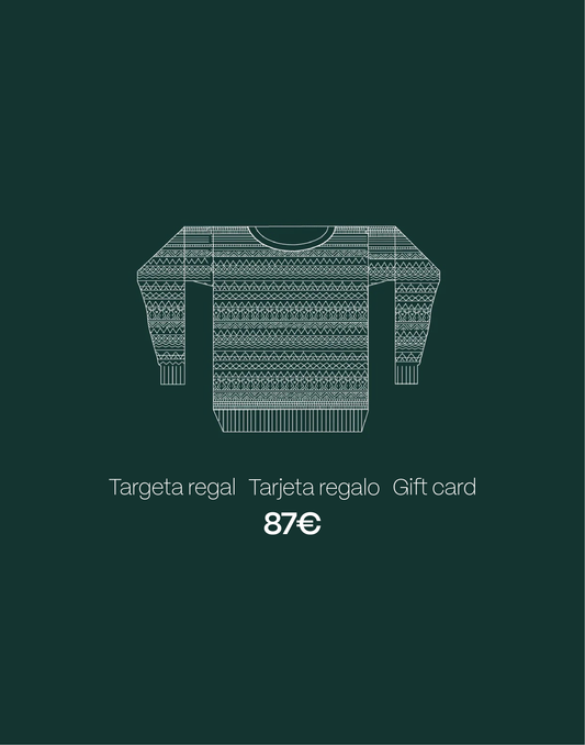 Tarjeta regalo - Jersei jacquard