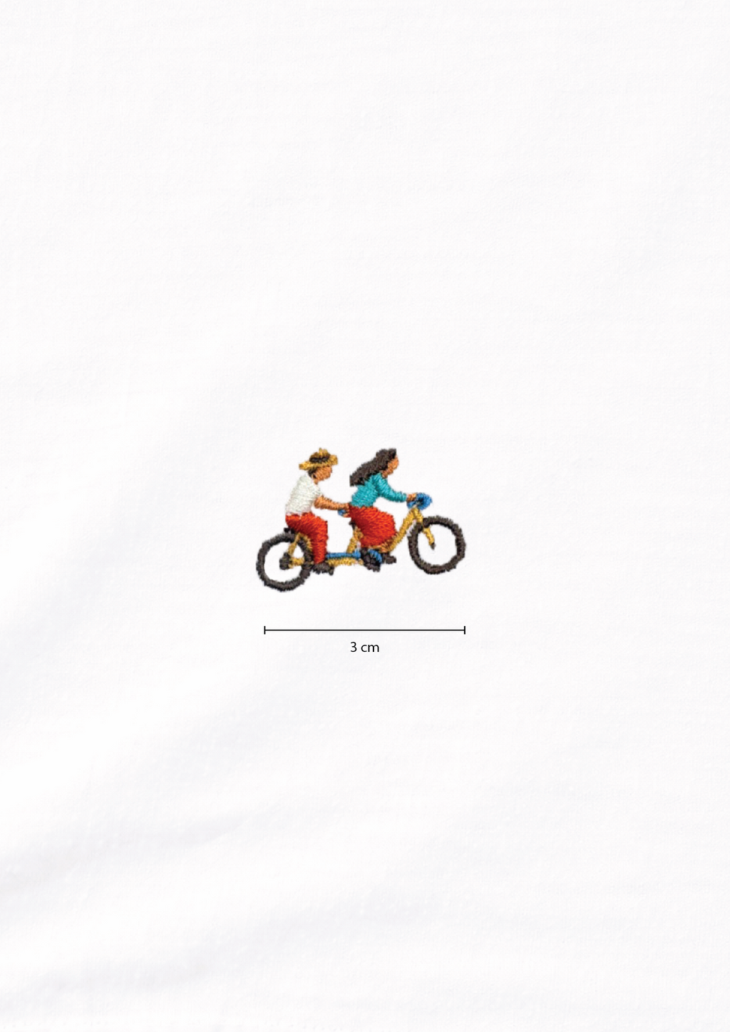 Tandem embroidery t-shirt