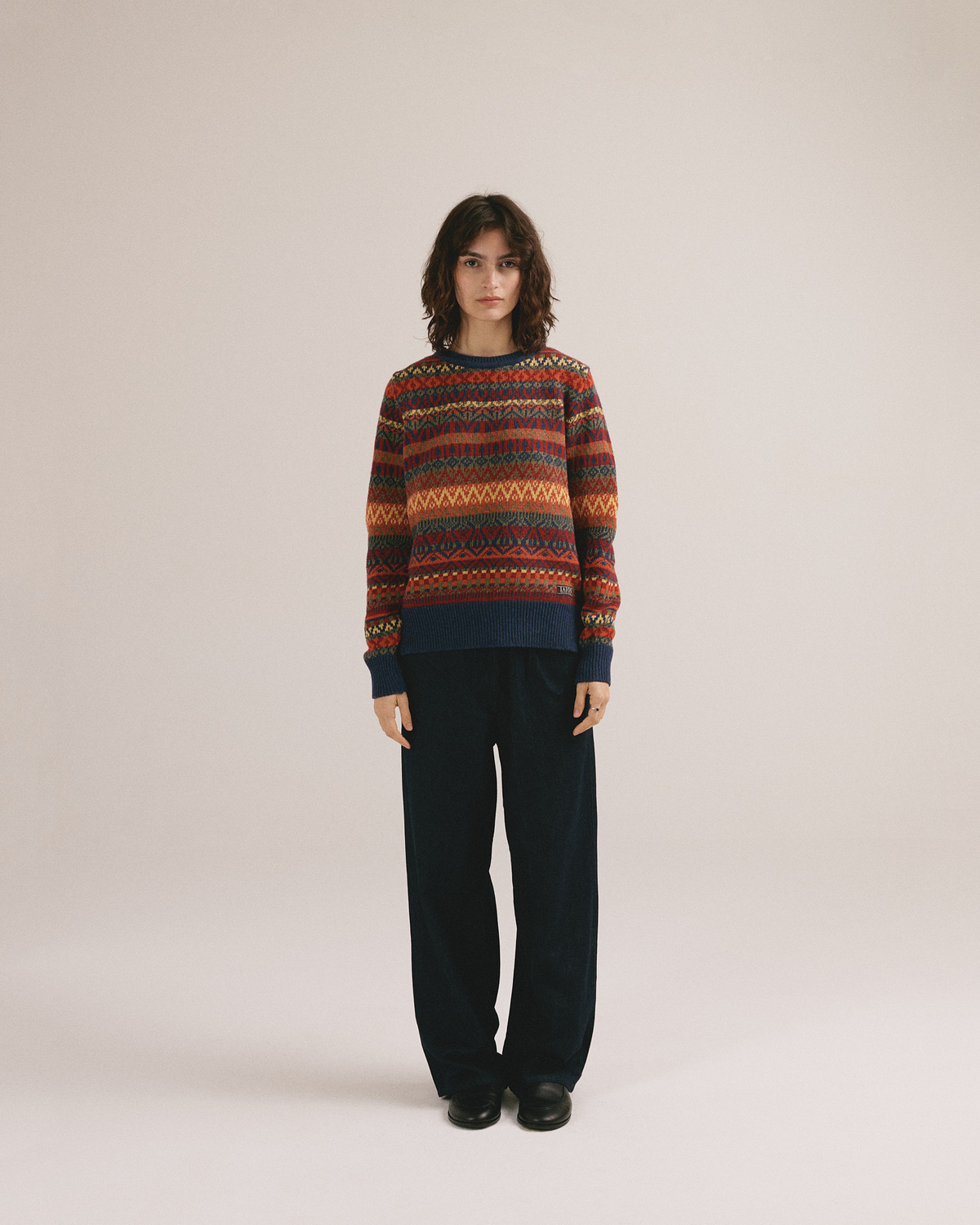 Look completo con el jersey de punto colorido Salomon de IAIOS para mujer