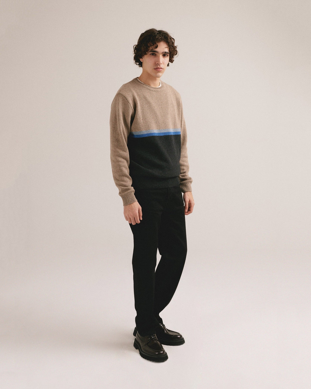 Jersey de punto bicolor Hokusai de IAIOS, cuerpo entero