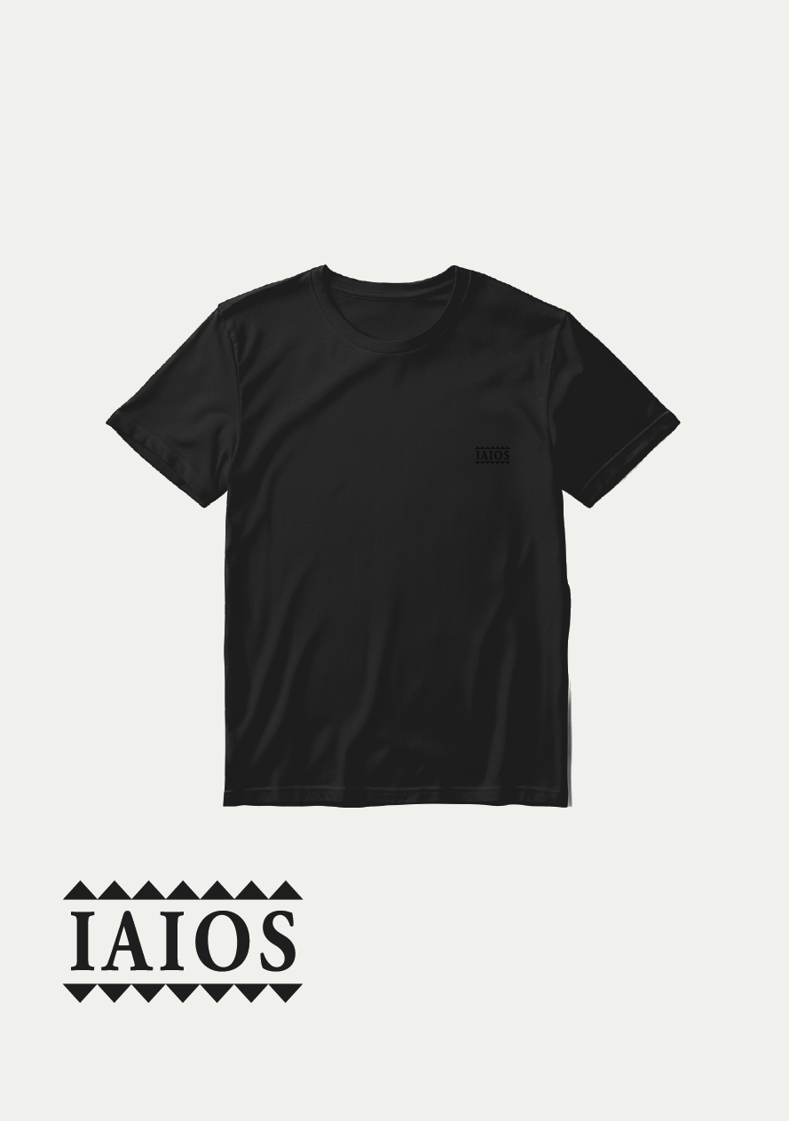 Black embroidered t-shirt
