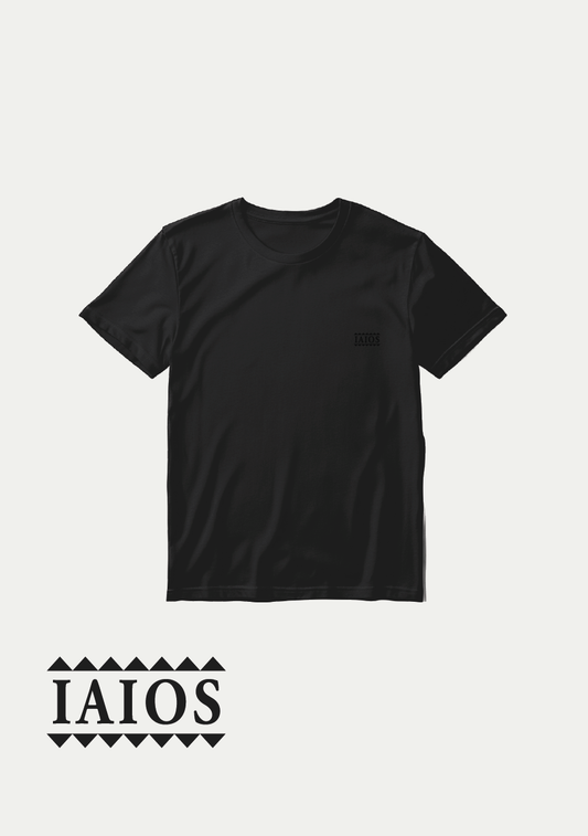 Black embroidered t-shirt