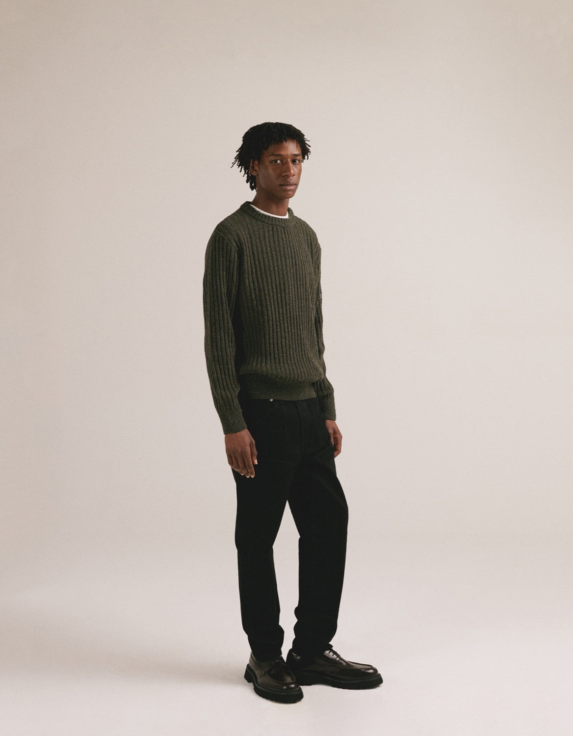 Dropped-stitch sweater - Grandma Moses