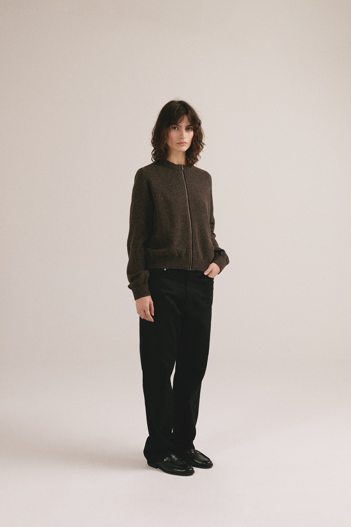 Cardigan cremallera mujer - Lola