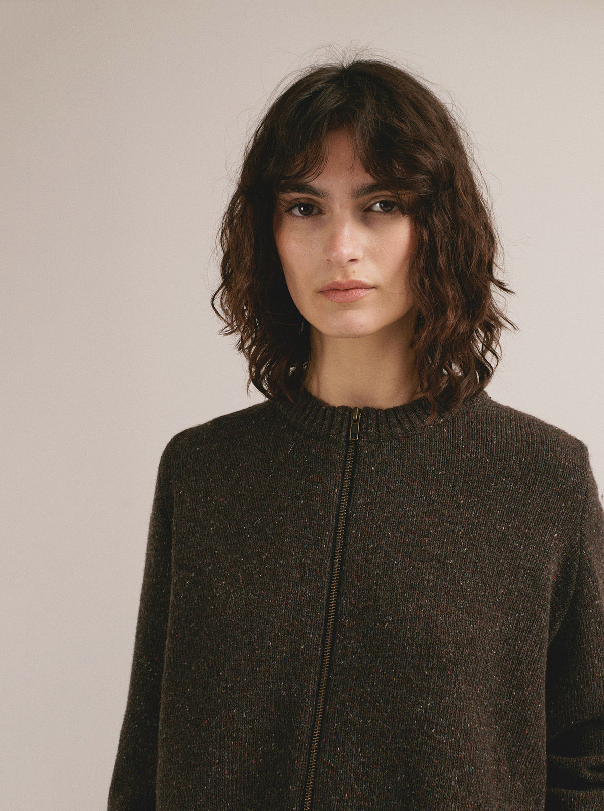 Cardigan cremallera mujer - Lola