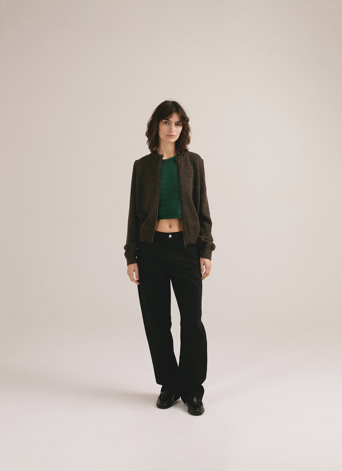 Cardigan cremallera mujer - Lola