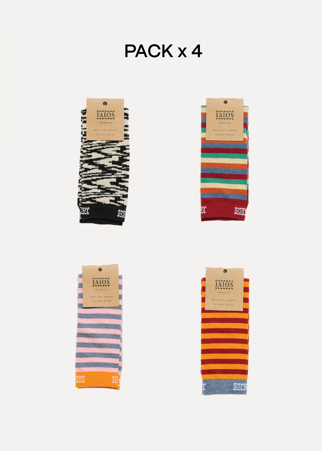 Pack x 4 calcetines