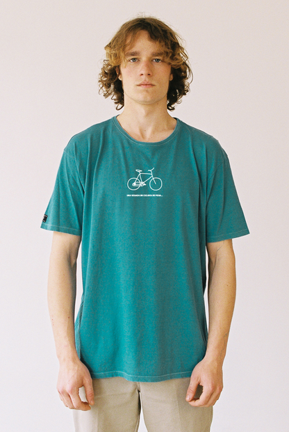 Turquoise T-shirt - Ciclista de pega