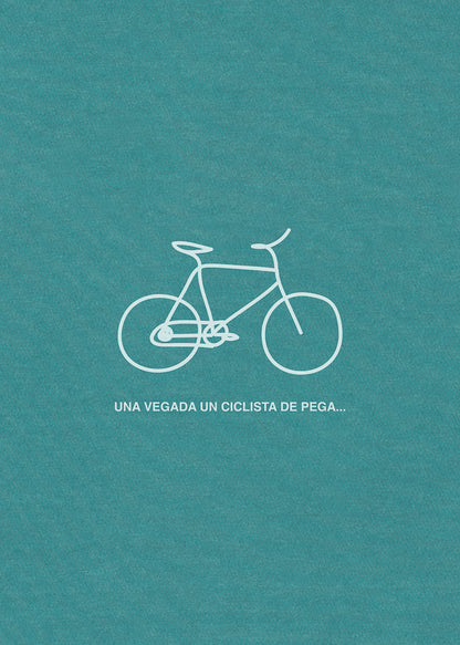 Camiseta turquesa - Ciclista de pega