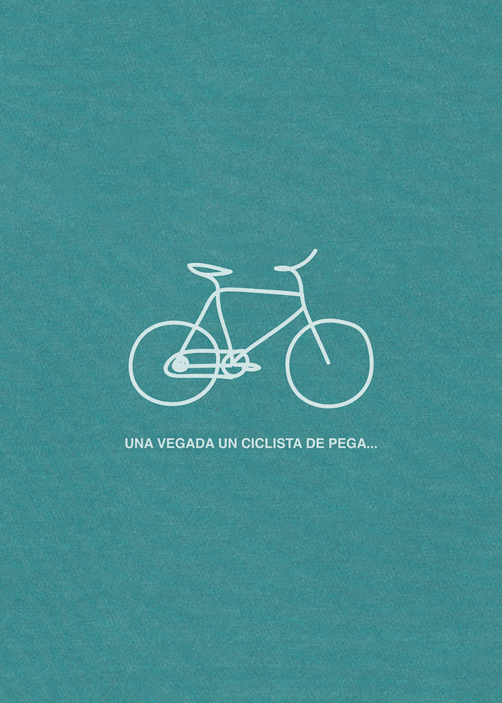 Turquoise T-shirt - Ciclista de pega