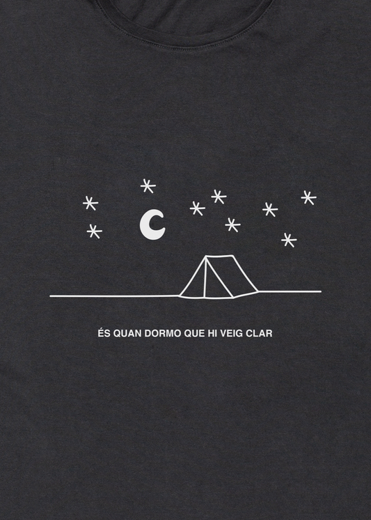 Black T-shirt - Quan dormo